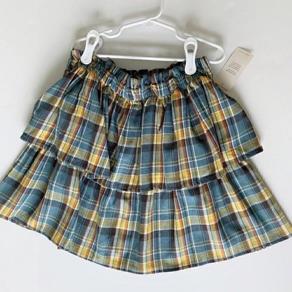 NWT Tea Collection Girl Tiered Plaid Skirt 10 Years 12 Years 14 Years - Picture 3 of 7